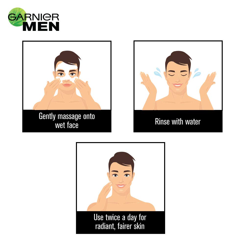 Garnier Men Power White Anti-Pollution Brightening Moisturizer - 40 gm - Pack of 2