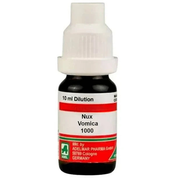 Adel Homeopathy Nux Vomica Dilution - 10 ml - 1 M