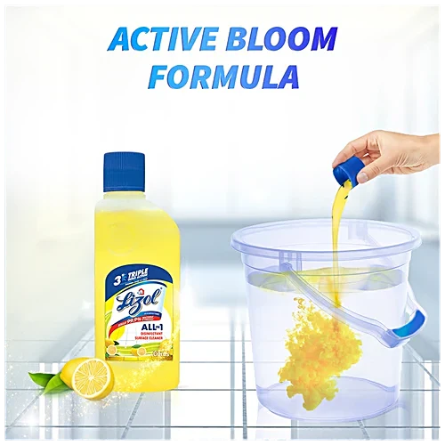 Lizol Disinfectant Surface & Floor Cleaner Liquid - Citrus, 200 ml