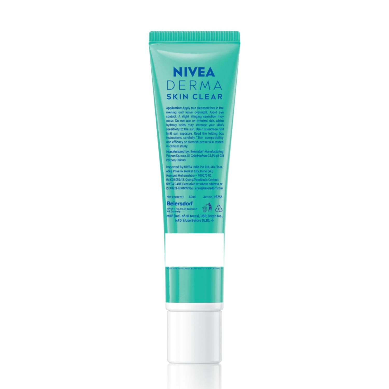 Nivea Derma Skin Clear Exfoliator Face Cleansing - 40 ml