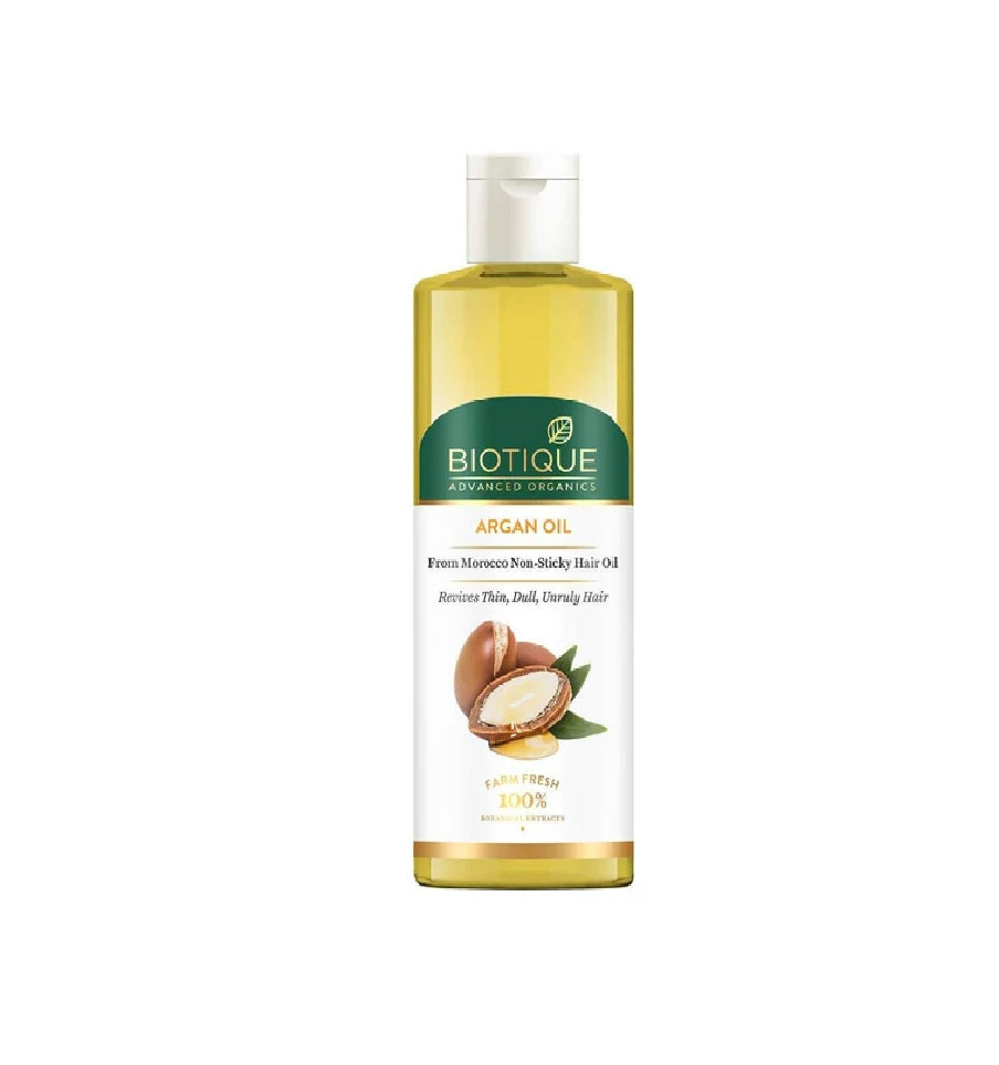 Biotique Advanced Organics Argan Oil From Morocco Non-sticky Hair Oil - 200 ml
