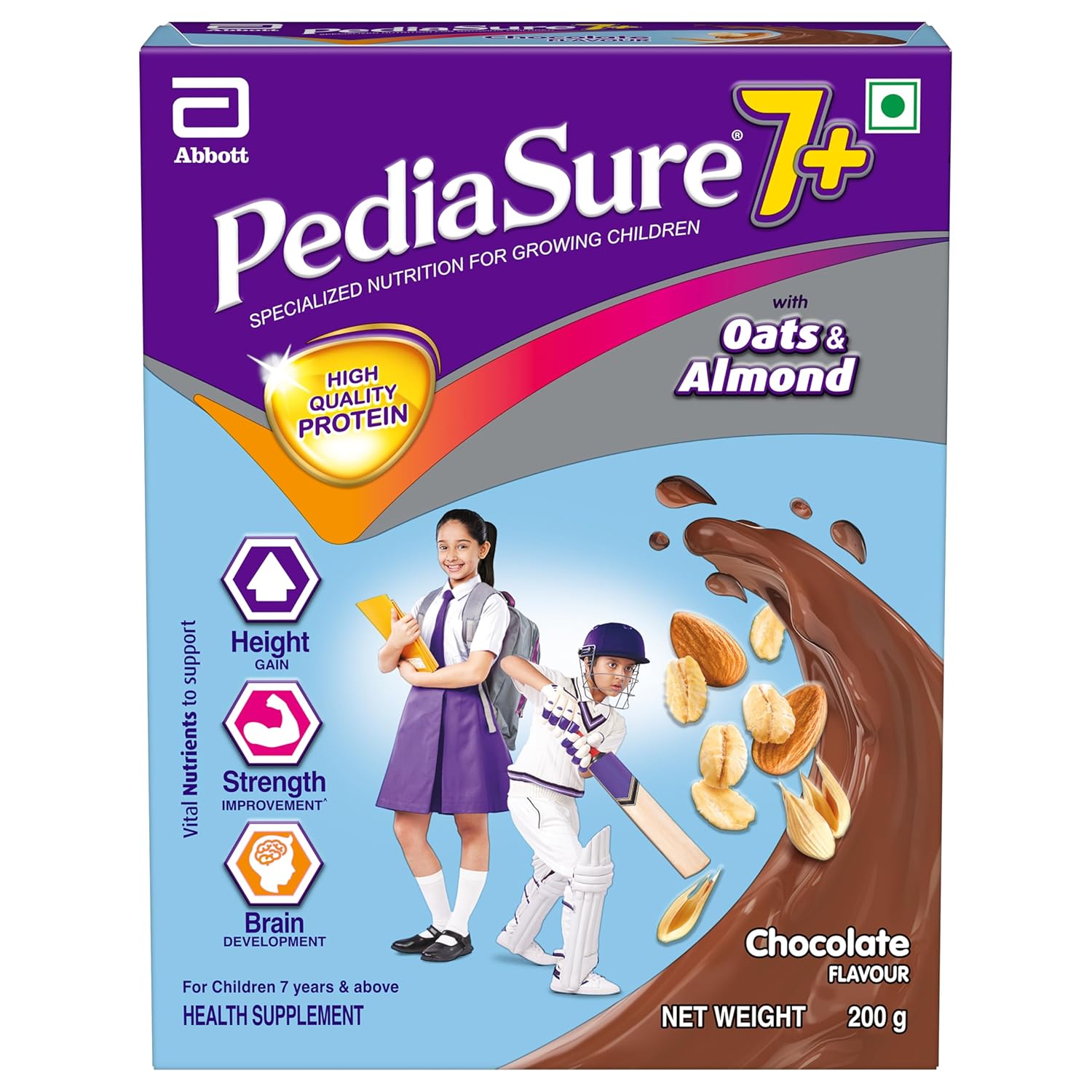 PediaSure 7+ Specialized Nutrition Drink Chocolate Powder 200gm