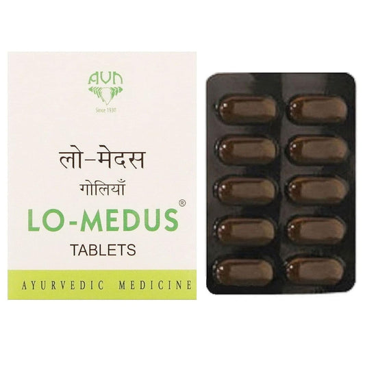 AVN Ayurveda Lo-Medus 100 Tablets For Obesity, Cholesterol, High Lipid Levels And Triglycerides