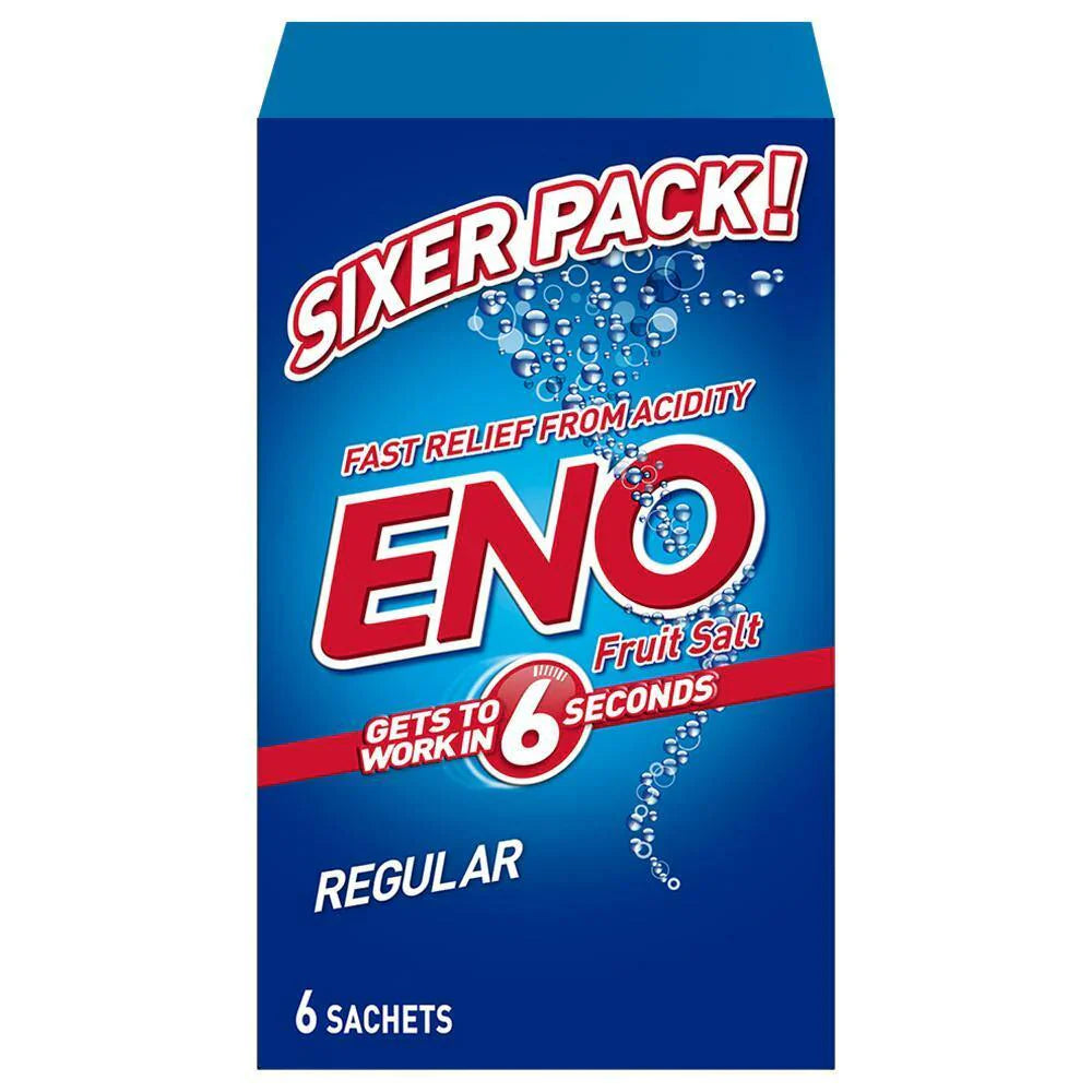 Eno Fruit Salt Regular Flavour 5 g (Pack of 6)