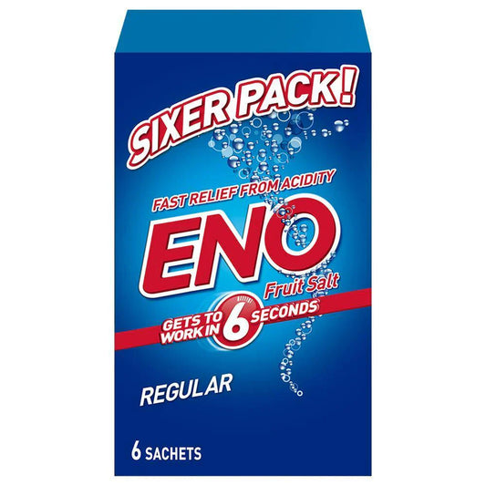 Eno Fruit Salt Regular Flavour 5 g (Pack of 6)