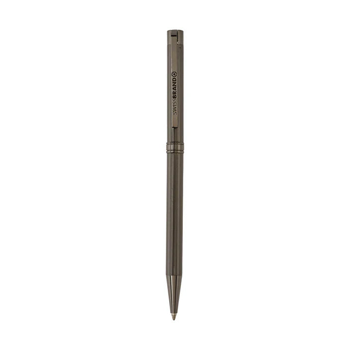 SWISSBRAND Glide 2530 Gunmetal finish Ballpoint Pen with Gunmetal trim