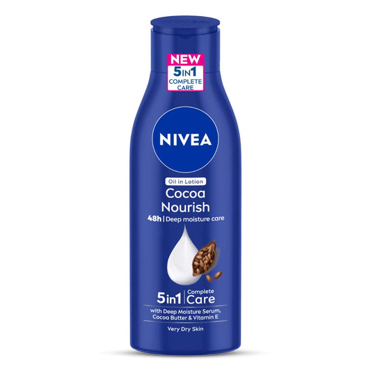 Nivea Body Lotion for Very Dry Skin, Cocoa Nourish - 200 ml