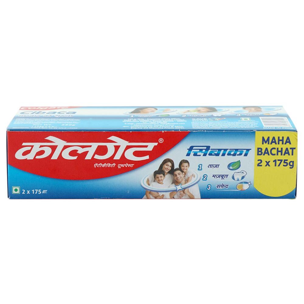 Colgate Cibaca Toothpaste 175 g (Pack of 2)