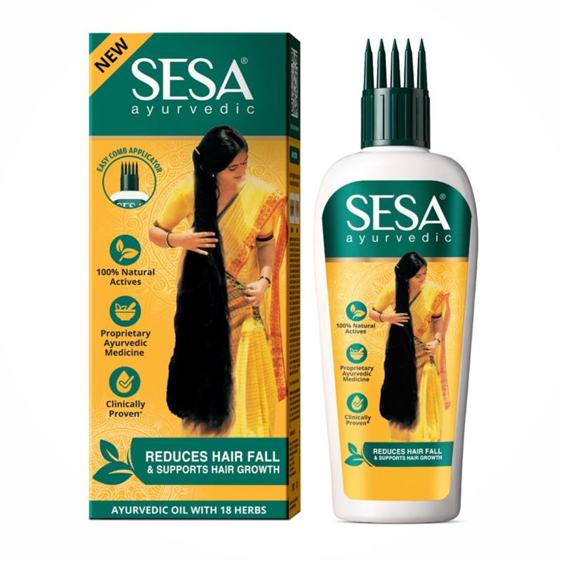 Sesa Ayurvedic Hair Oil | Reduces Hair Fall & Supports Hair Growth | 200 ml