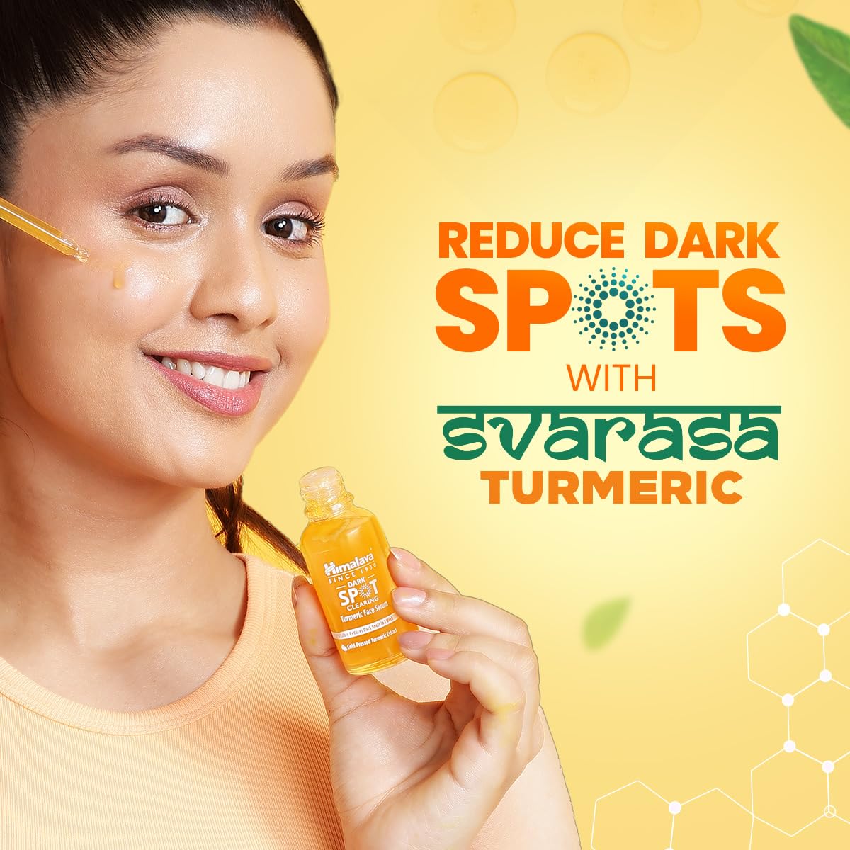 Himalaya Dark Spot Clearing Turmeric Face Serum for glowing skin