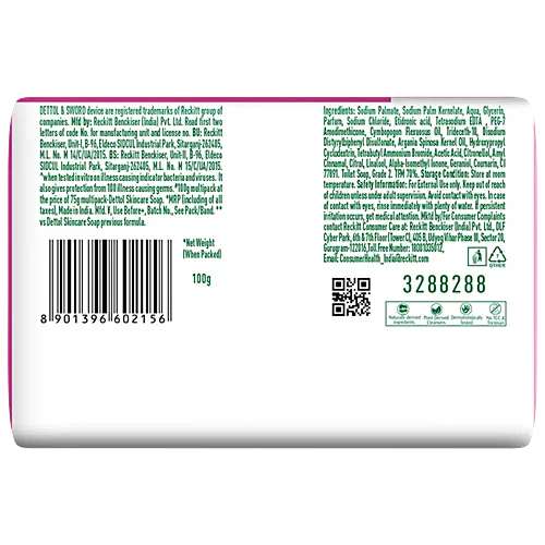 Dettol Skincare Soap, 100 g