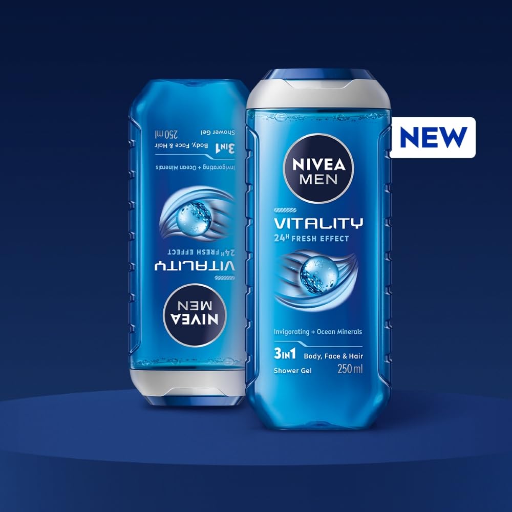 Nivea Men Vitality Fresh Shower Gel - 250 ml