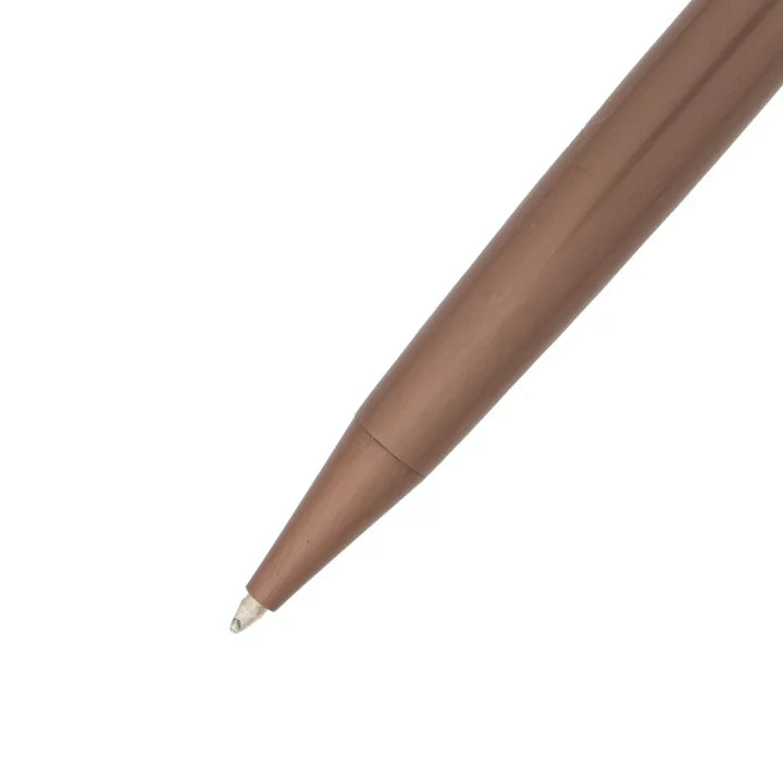 SWISSBRAND Echelon 2518 Matte brown Ballpoint Pen with brown trim