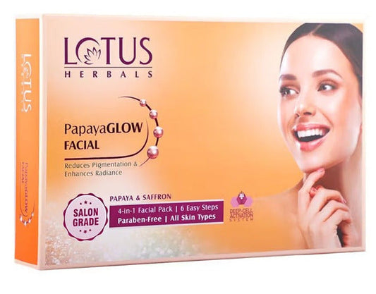 Lotus Herbals PapayaGlow Facial Kit - 268 gm