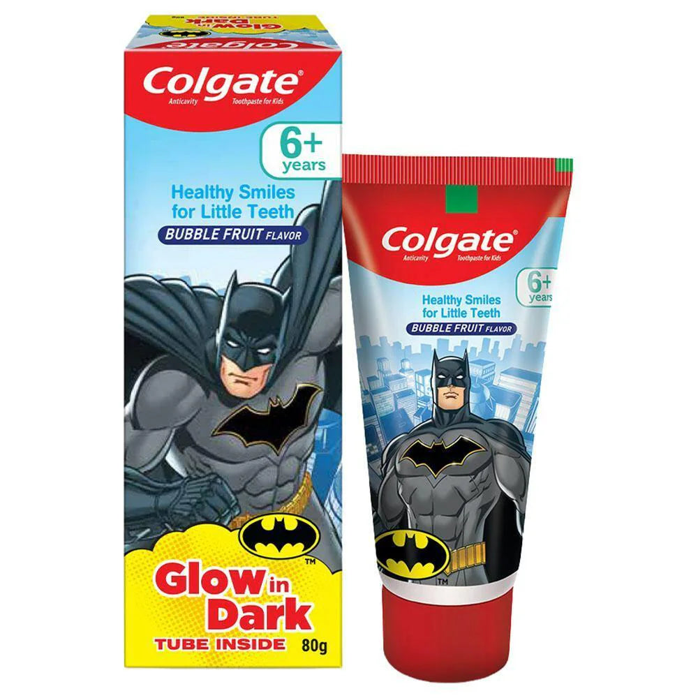 Colgate Batman Bubble Fruit Flavour Kids Toothpaste 80 g (6+Y)