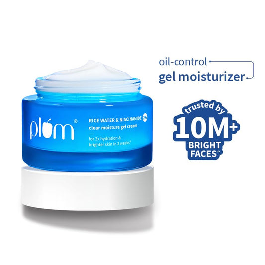Plum Goodness Thinkderma 2% Niacinamide & Rice Water Clear Moisture Gel Cream - 50 gm