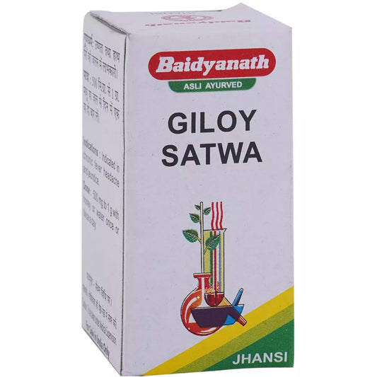 Baidyanath Giloy Satva 10g for Blood purifier, Anti-inflammatory, Flu, Fever, jaundice