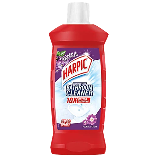 Harpic Disinfectant Bathroom Cleaner - Floral Bloom, 1 L