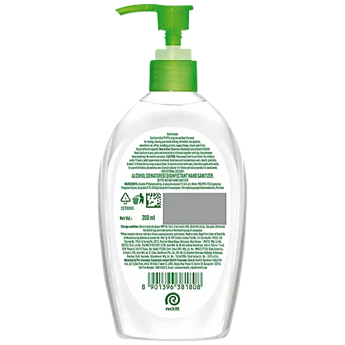 Dettol Original Instant Hand Sanitizer, 200 ml