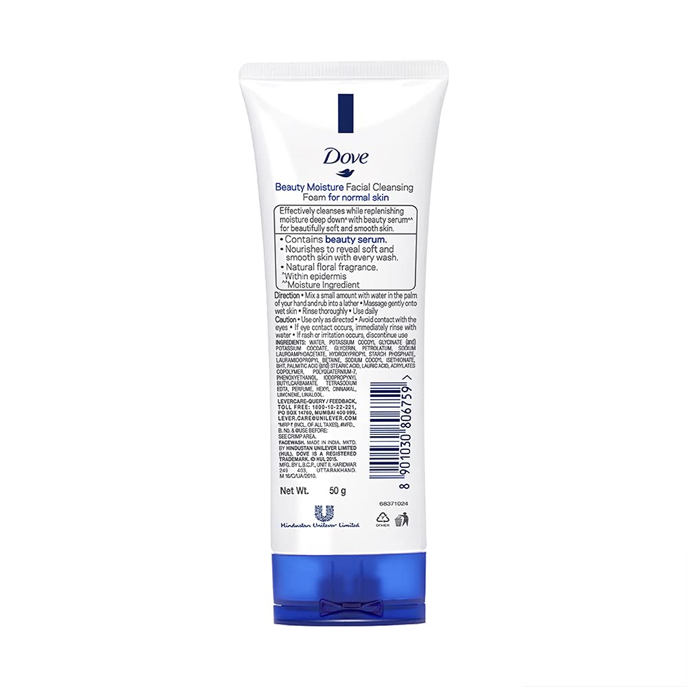 Dove Beauty Moisture Conditioning Face Wash Cleanser - 50 gm
