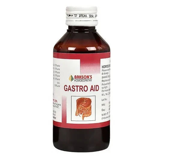 Bakson's Homeopathy Gastro Aid Syrup - 115 ml