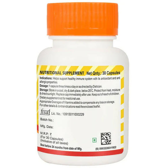 Bakson's Vitamin C Plus & Zinc Capsules - 30 caps