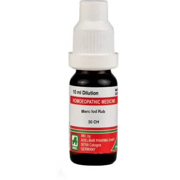 Adel Homeopathy Merc Iod Rub Dilution - 30 CH - 10 ml