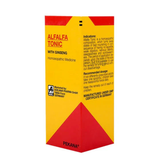 Adel Homeopathy Alfalfa Tonic With Ginseng - 100 ml