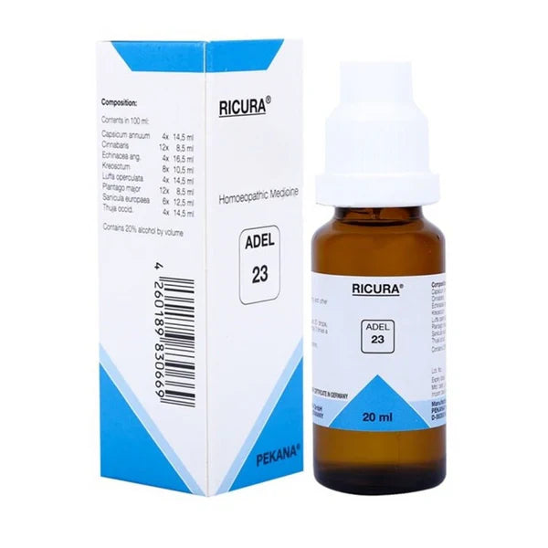 Adel Homeopathy 23 Ricura Drop - 20 ml