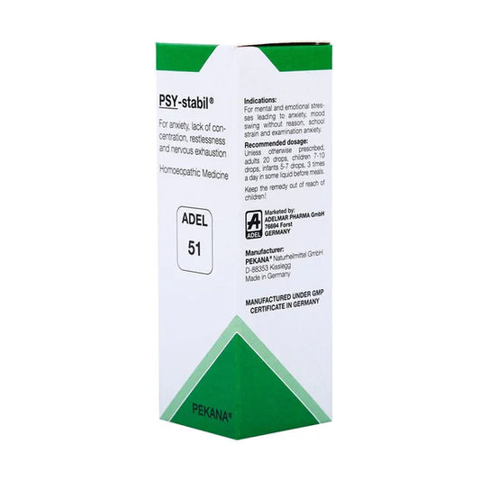 Adel Homeopathy 51 Psy-Stabil Drop - 20 ml