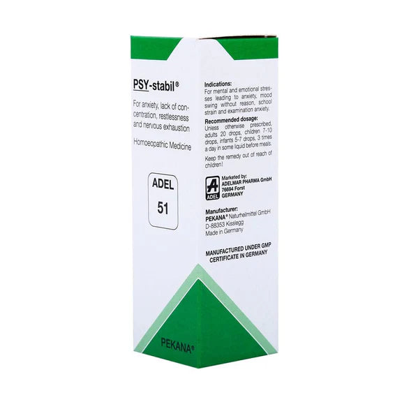Adel Homeopathy 51 Psy-Stabil Drop - 20 ml