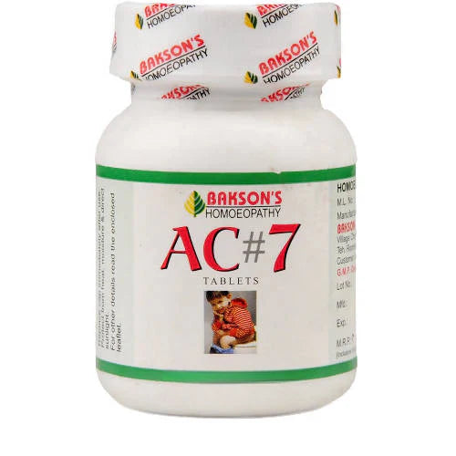 Bakson's AC 7 Tablets - 75 Tabs