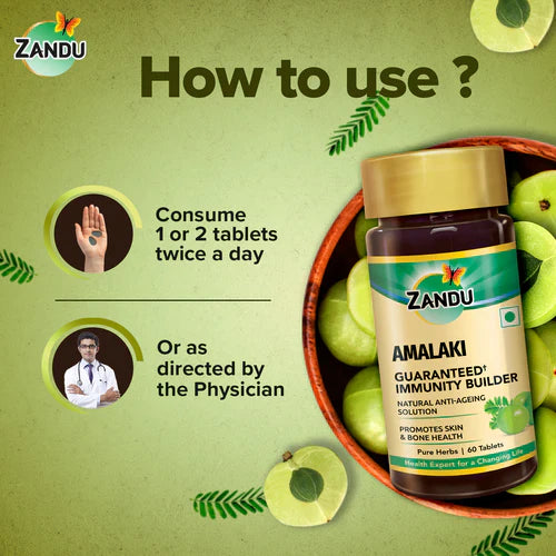 Zandu Amla Tablets - 60 tabs