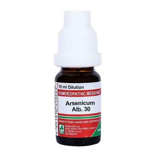 Adel Homeopathy Arsenicum Alb Dilution - 30 CH - 10 ml