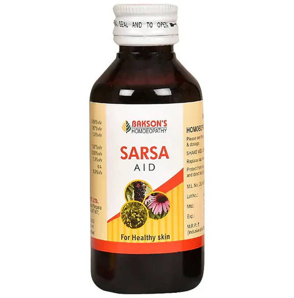 Bakson's Homeopathy Sarsa Aid Syrup - 115 ml