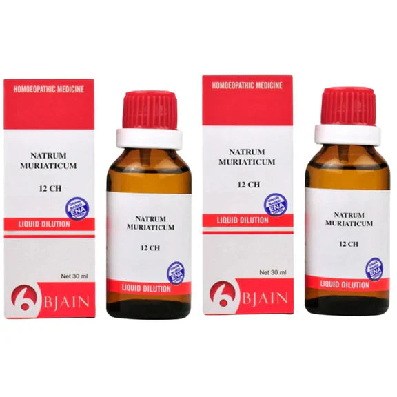 Bjain Homeopathy Natrum Muriaticum Dilution - 12 CH - 30 ml - Pack of 1