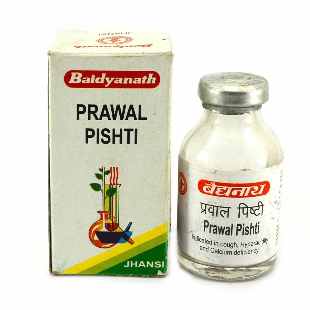 Baidyanath Herbal Prawal Pishti For Cough And Cold 10gm.