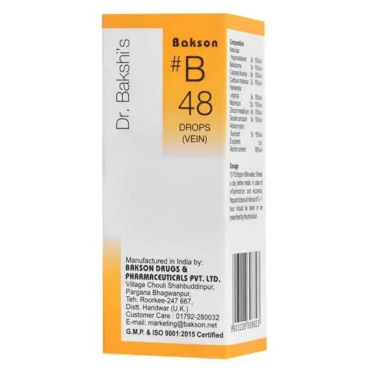Bakson's Homeopathy B48 Drops - 30 ml