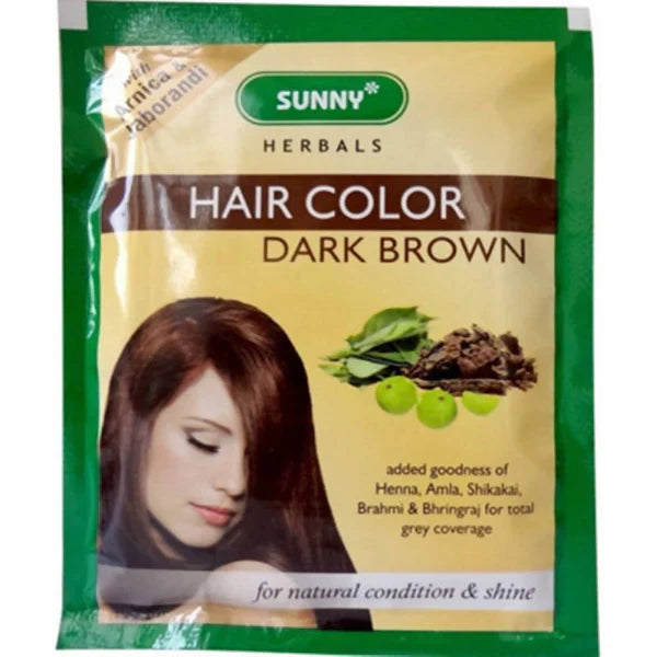 Bakson's Sunny Hair Color Dark Brown - 20 gm