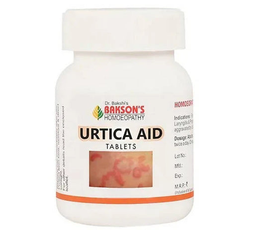 Bakson's Homeopathy Urtica Aid Tablets - 75 Tablets