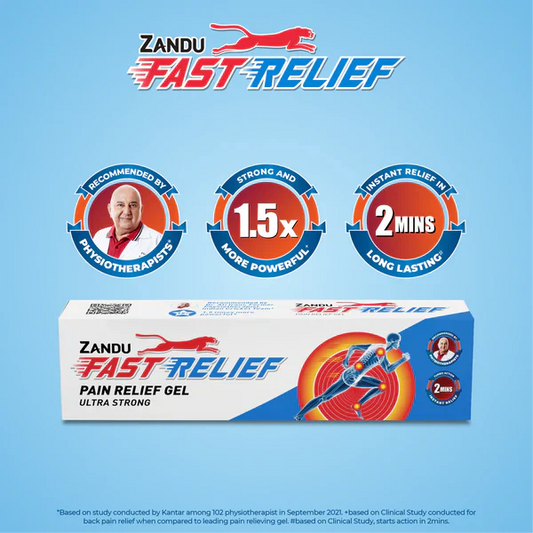 Zandu Fast Relief Gel Ultra Strong - 45 gm