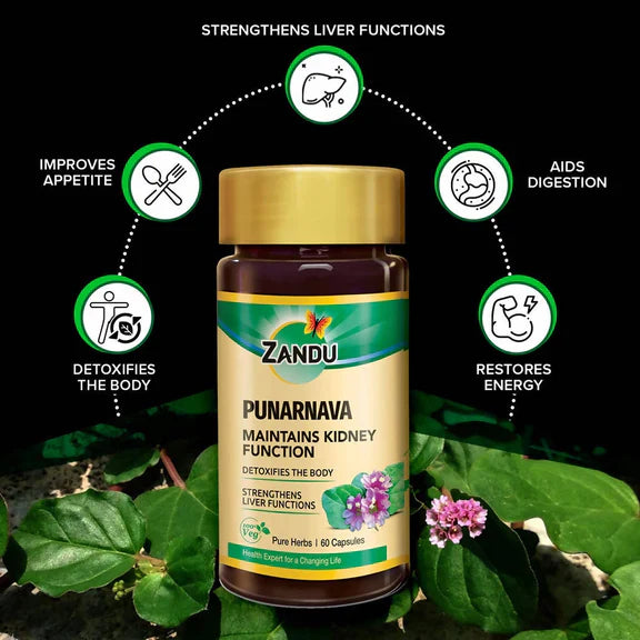 Zandu Punarnava Capsules - Pack of 1