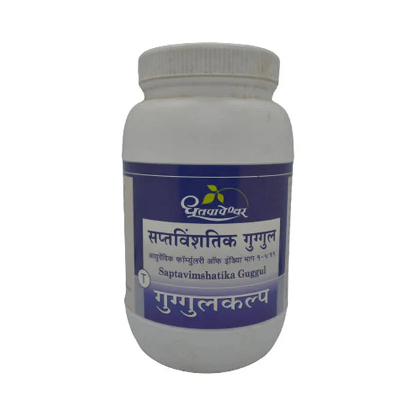 Dhootapapeshwar Saptavimshatika Guggul Tablets - 60 Tablets