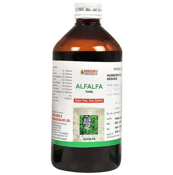 Bakson's Homeopathy Alfalfa Tonic Sugar Free - 115 ml