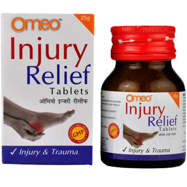Bjain Homeopathy Omeo Injury Relief Tablets - 25 Gm