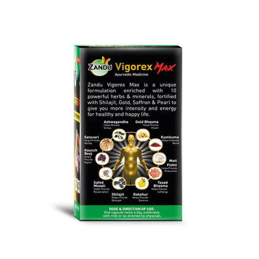 Zandu Vigorex Max (20 Caps)