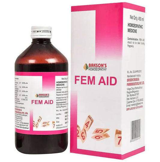Bakson's Homeopathy Fem Aid Syrup - 115 ml
