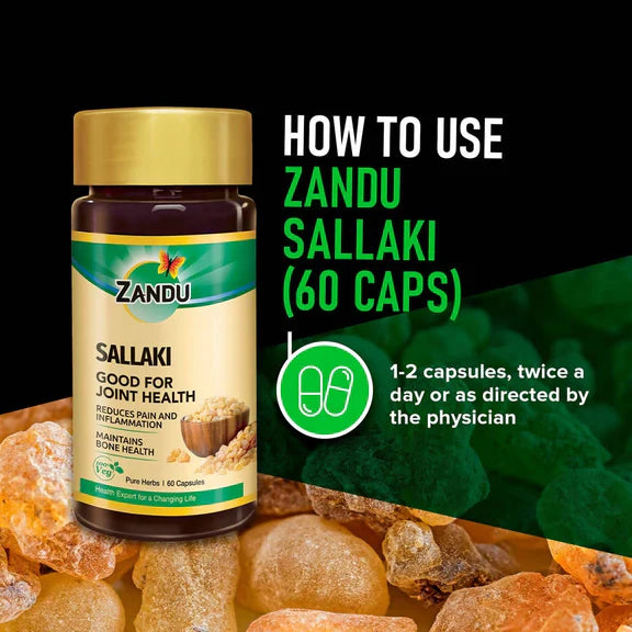 Zandu Sallaki Capsules Good For Joint Health - Pack of 1