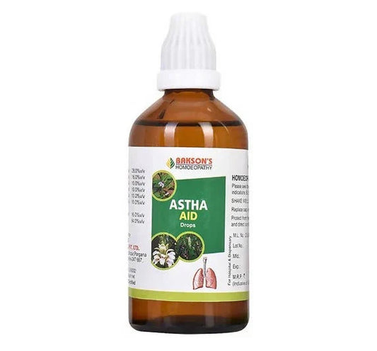 Bakson's Homeopathy Astha Aid Drops - 30 ml