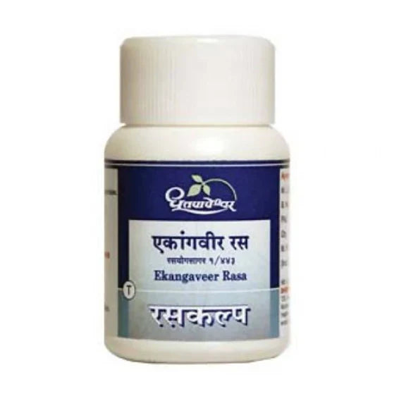 Dhootapapeshwar Ekangaveer Rasa Tablets - 30 Tabs
